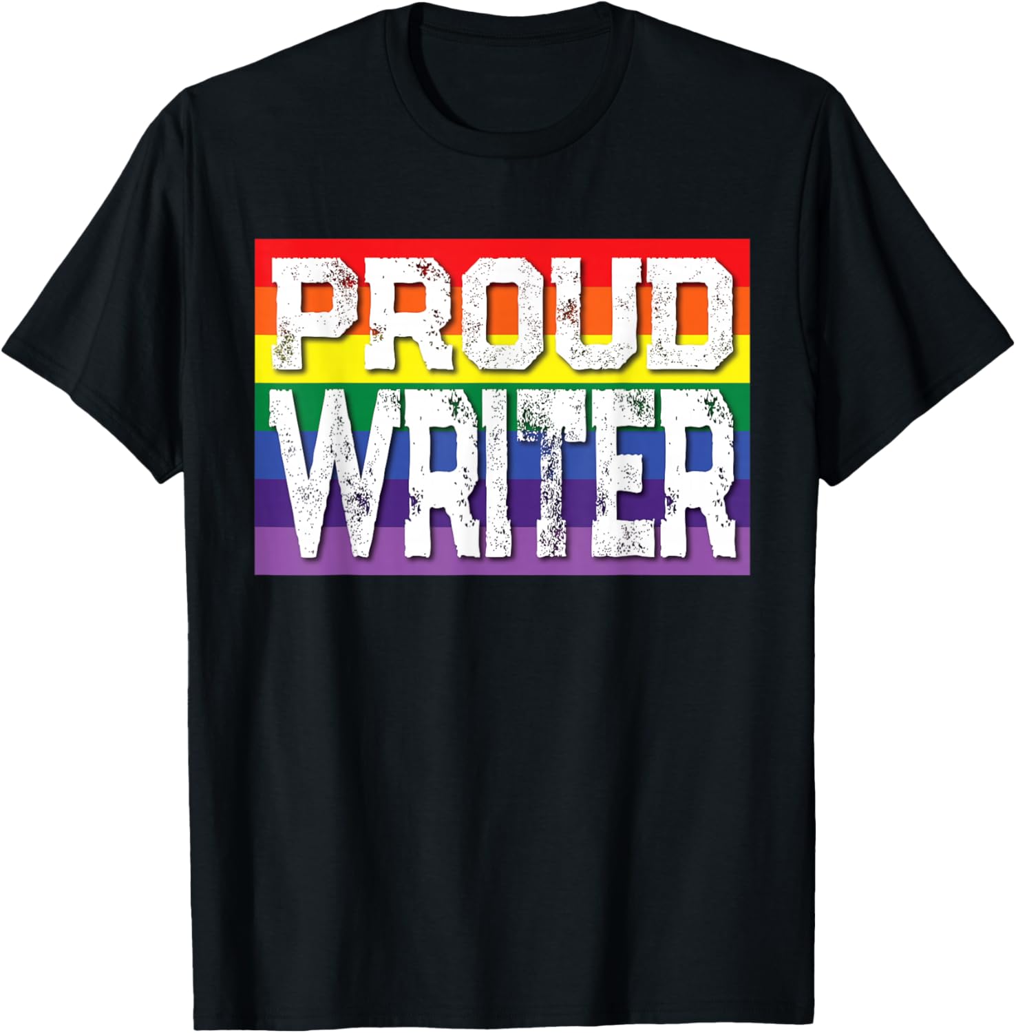 LGBTQ Proud Writer Gay Pride Rainbow