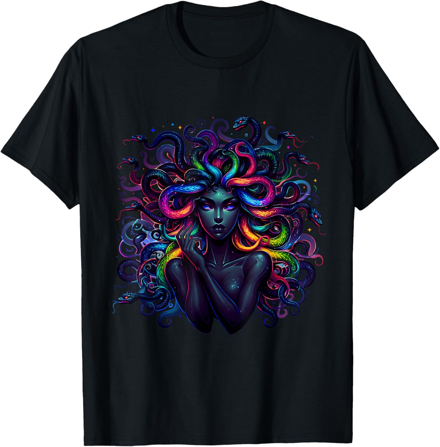 Rainbow Medusa - Mythology Art