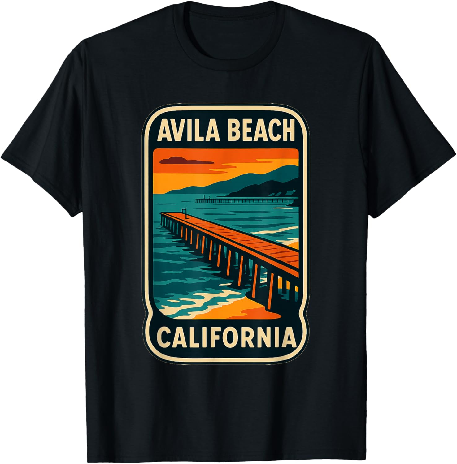 Avila Beach California Scenic Coastal View Vintage