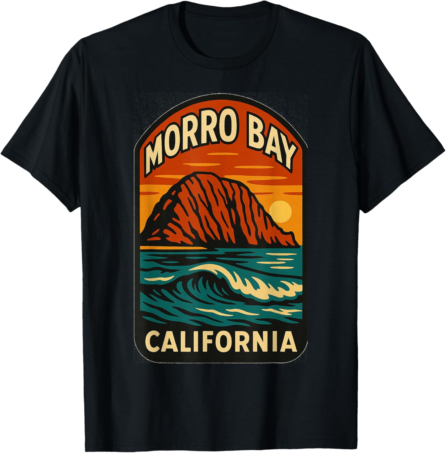 Morro Bay California Scenic Ocean View Vintage