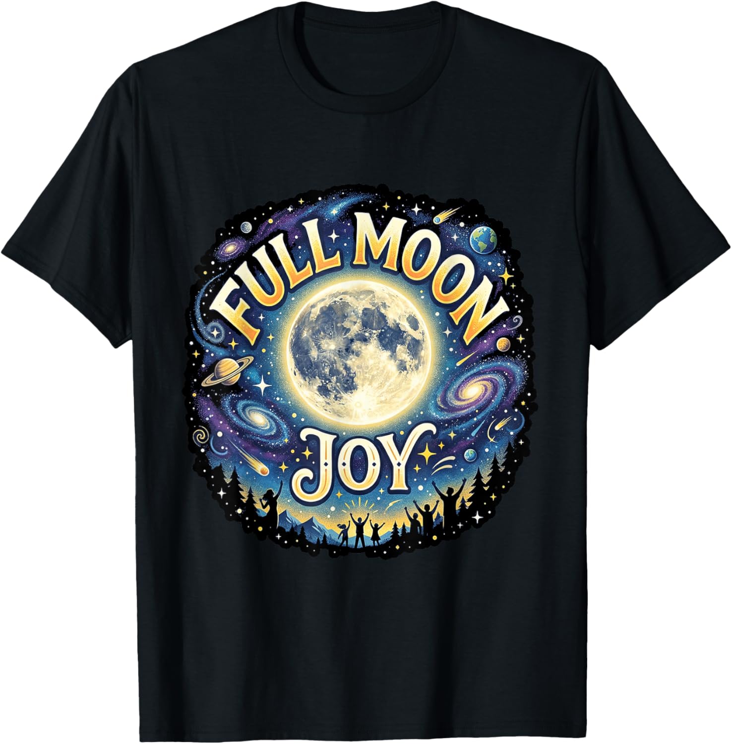 Full Moon Joy Celestial Lunar Lover Stargazer Space